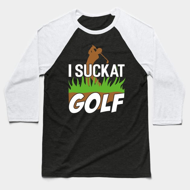 Golf Golfer Golfing Golf Ball Hole In One Gift Baseball T-Shirt by Tee__Dot